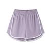 Training Series Color Block Woven Sports Fitness Shorts Women Shorts Dusty-Purple 962327503-2
