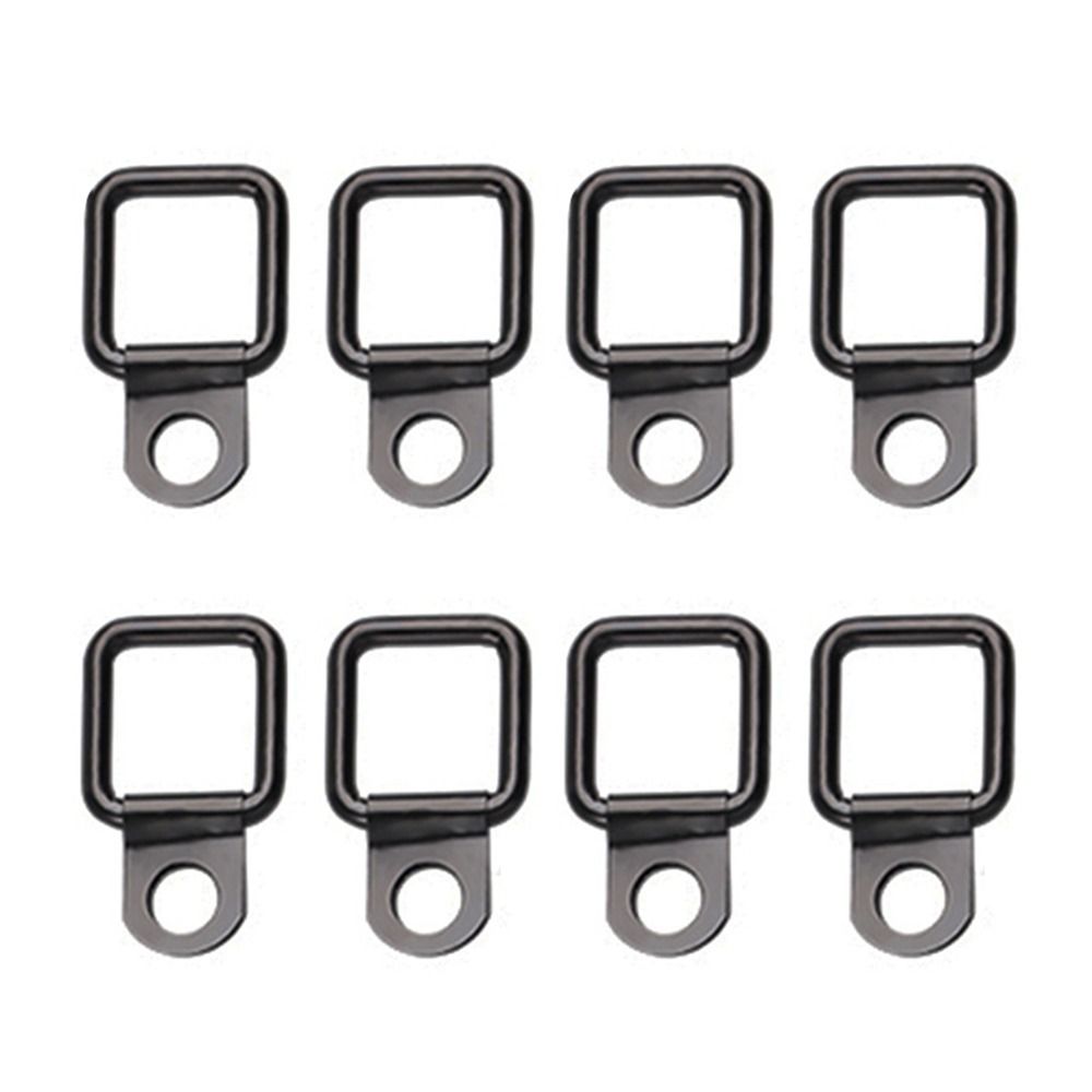 8Pcs RV Cargo Hook Tie Down Ring Metal Pull Hook Lashing Ring Heavy Load D Ring Trailer Anchors