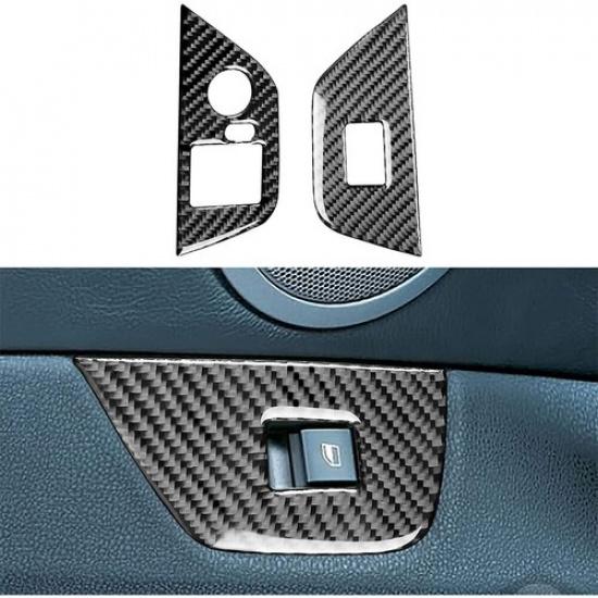 2 шт. Накладка на консоль переднего окна салона из углеродного волокна для BMW Z4 E85 2003-2008
