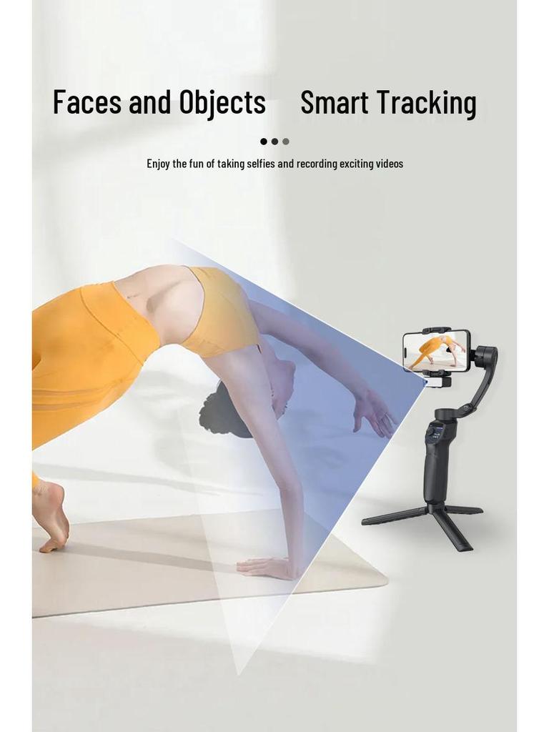 F11 Умный AI 3-осевой ручной стабилизатор для телефонов с отслеживанием лица и стабилизацией для видео TikTok