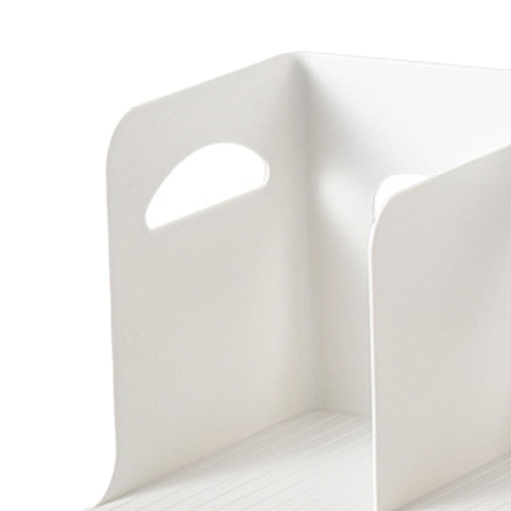 Desktop Bookshelf Multifunctional Dust Proof Space Saving Plastic with Drawer Desktop Book