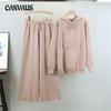 Hooded Knitted Sweater Women's Autumn Plus Size Lazy Fashion Ageing Wide-legged Pant Suit