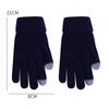 Women Fashion Winter Touch Screen Gloves Warm Stretch Knit Full Finger Mittens Crochet Thicken Gloves