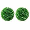 VidaXL Artificial Boxwood Balls with LED Lights 2 Pcs Green 47 Cm, Artificial Topiary Ball, Topiary Ball 3335902
