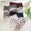 FINETOO Printed Briefs Seamless Panty For Women Soft  And Comfortable Underwears