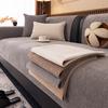 Solid Color Chenille Sofa Cushion Four All Seasons Universal Anti Slip Cushion Modern High-end Sofa Cover Backrest Towel Fabric