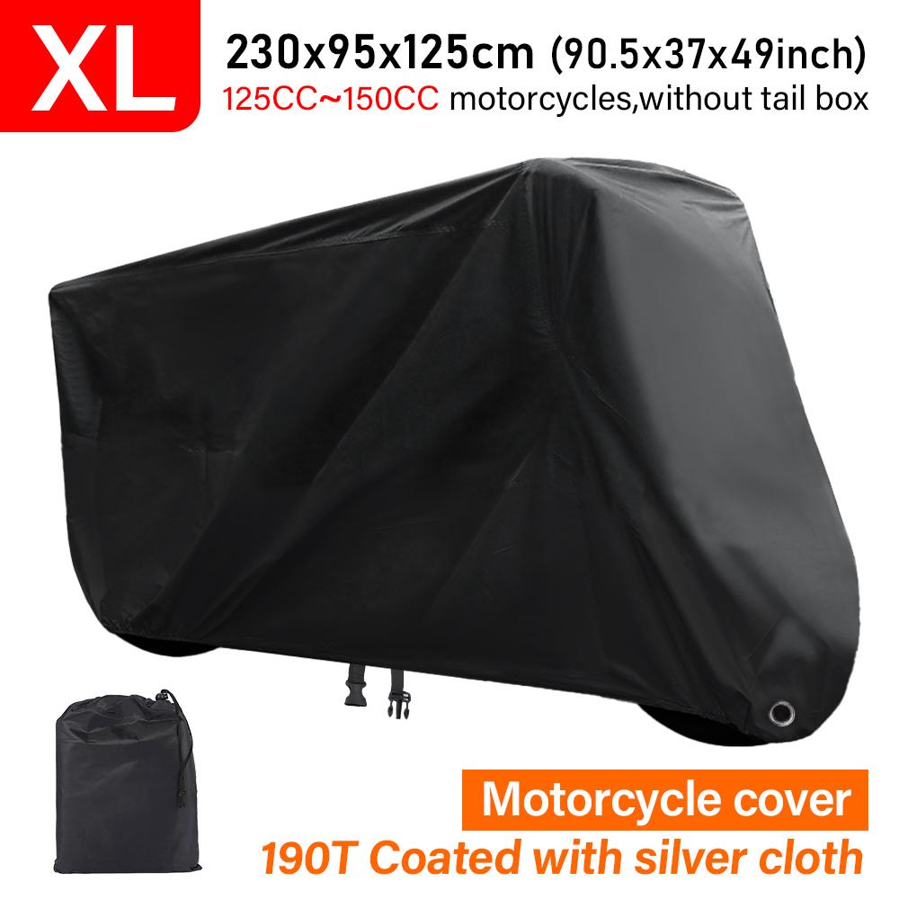 Motorcycle Cover Waterproof All Season Dustproof UV Protective With Lock For Motorbike Funda Outdoor Indoor Motocross Rain Cover