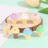 5Pcs Dollhouse Miniature Cute Resin Candy Sugar Ice Cream Pretend Play Toys