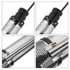 350W Solar Water Pump DC Screw Submersible Pump High Lift Stainless Steel Deep Well Pump Agricultural Irrigation