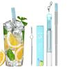 Collapsible Stainless Steel Straw, Reusable Metal Straw, Vista Metal Collapsible Straw | Telescoping Travel Straw with Cleaning Brush for Picnics, Out