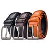 Belt Men'S Glossy Simple Belt Lychee Pattern Belt Men'S Premium Casual Men'S Belt