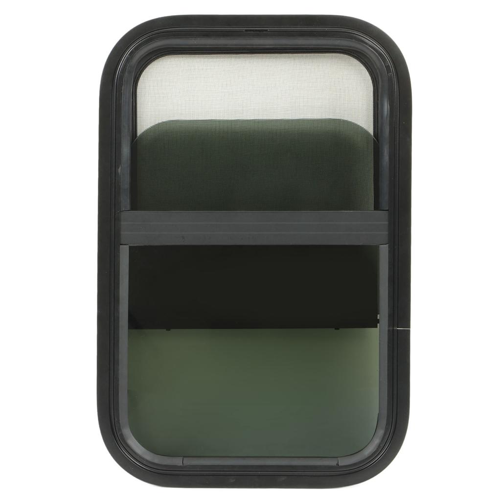 RV Window 590x390mm Tinted Tempering Glass Vertical Horizontal Sliding for Campers Trailers