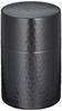 Shinko Metal Black Copper Finish Tea Caddy, Medium (Capacity: 150g), Pure Copper with a Black Copper Finish, Hammered Design, BC-106