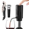 AIKARO Electric Wine Aerator Pourer Automatic Decanter Electronic Dispenser with CorkScrew and Stopper, Rechargeable