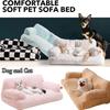 Pet Bed for Medium Small Cats and Dogs, Washable Puppy Sleeping Bed Cat Couch Pet Sofa Bed, Anti-Slip Bottom Soft Cat Sofa Beds