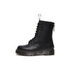 1490 Leather Round Toe Lace-Up Short Boots Unisex Boots Black 27841001