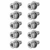 M4 X 8mm Hex Socket Head Bolts, Stainless Steel, Combined Bolt Set, Pack of 10