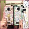 Wristband Ring Phone Case For MOTO Z4 Play Durable Anti-knock Shockproof Kickstand Cute Cartoon Protective Anti-dust