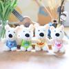 Cute Cute West Highland Puppy Pendant Plush Toy Doll White Dog Bag Hanging Keychain Doll