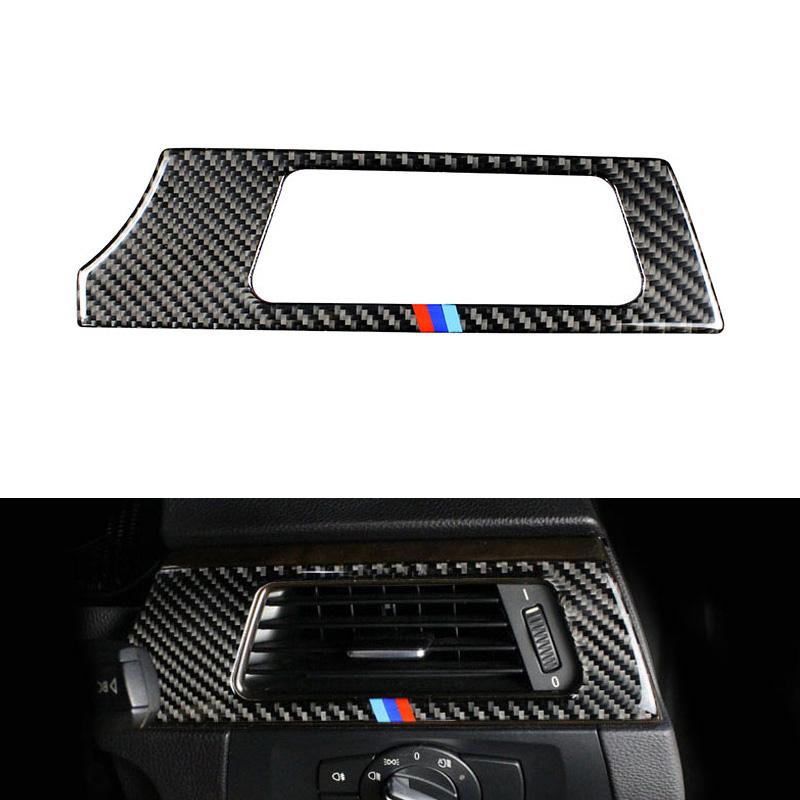 RHD For BMW 3 Series E90 E92 E93 2005-2012 Carbon Fiber Interior Driver Side Air Conditioning Outlet Vent Frame Cover