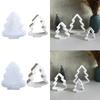 Desk Ornament Mould Flexible Silicone Mold for Hollow Christmas Tree Decoration Gypsum Molds Jewelry Making Supplies
