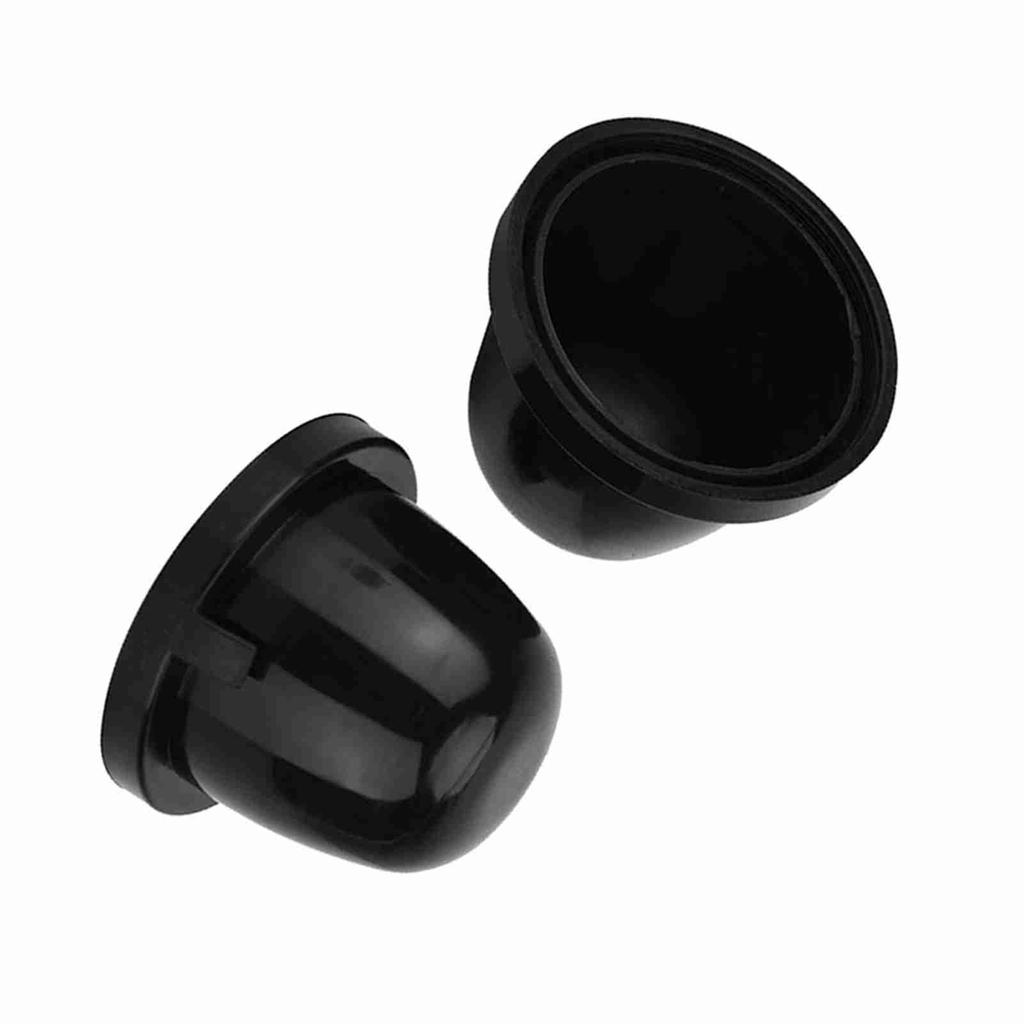 2Pcs 85mm Black Rubber Car LED Headlight Dust Cover Housing Seal Cap Waterproof