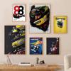 1pc Hot Ayrton Senna Formula 1 Legendary Star Champion Poster HD Posters Home Room Bar Cafe Decor Art Wall Painting Picture