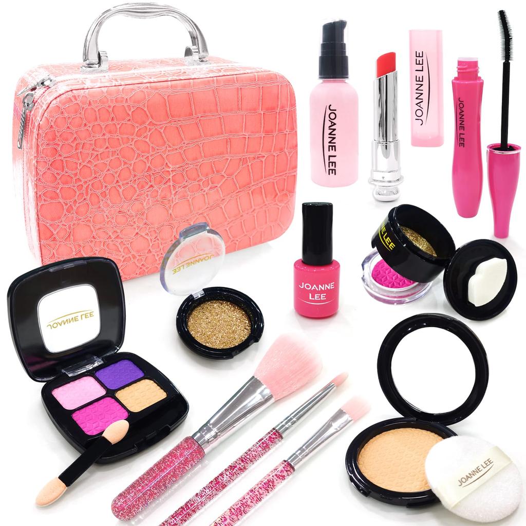 VBACALA Makeup Pretend No 12PCS Makeup Makeup Dresser Makeup Pretend Christmas Pink Toys, Play, Color, Toys, Set, Girls, Toys, Bag, Play, Present,