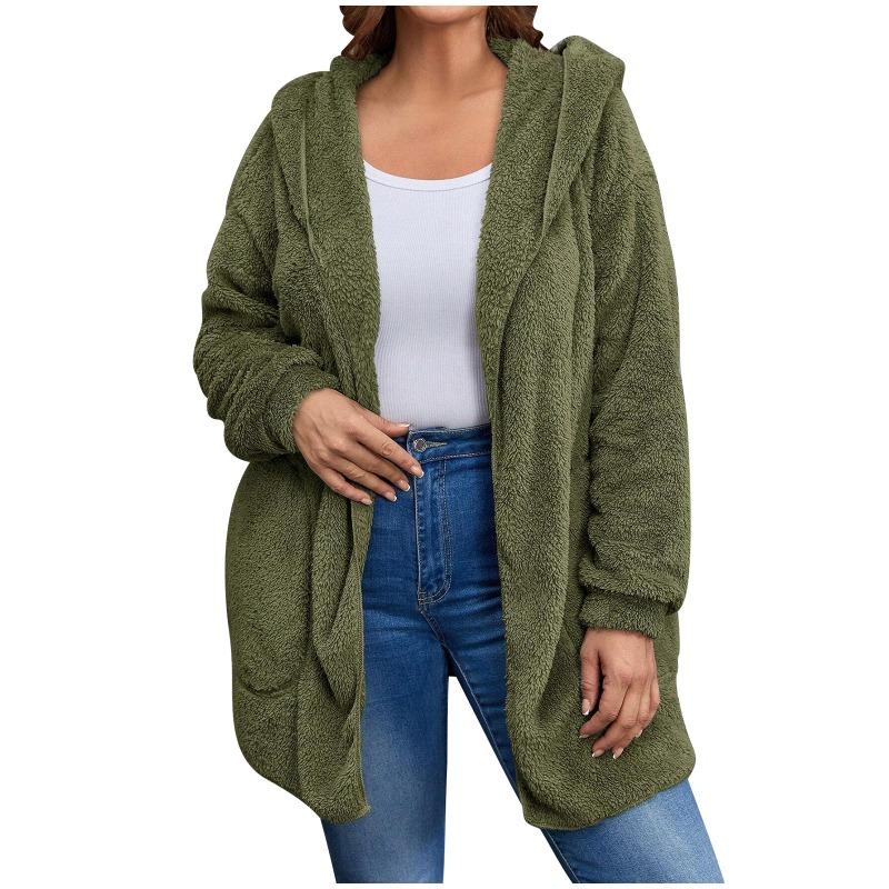 Winter Cardigan Plus Size Women's Loose Casual Jacket Women's Top Jackets & Coats Women’s