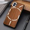 Case For Nothing Phone 1 2 Funda Unique Design Lightweight Wooden Pattern Pu Leather Cover for Nothing Phone 2 Case