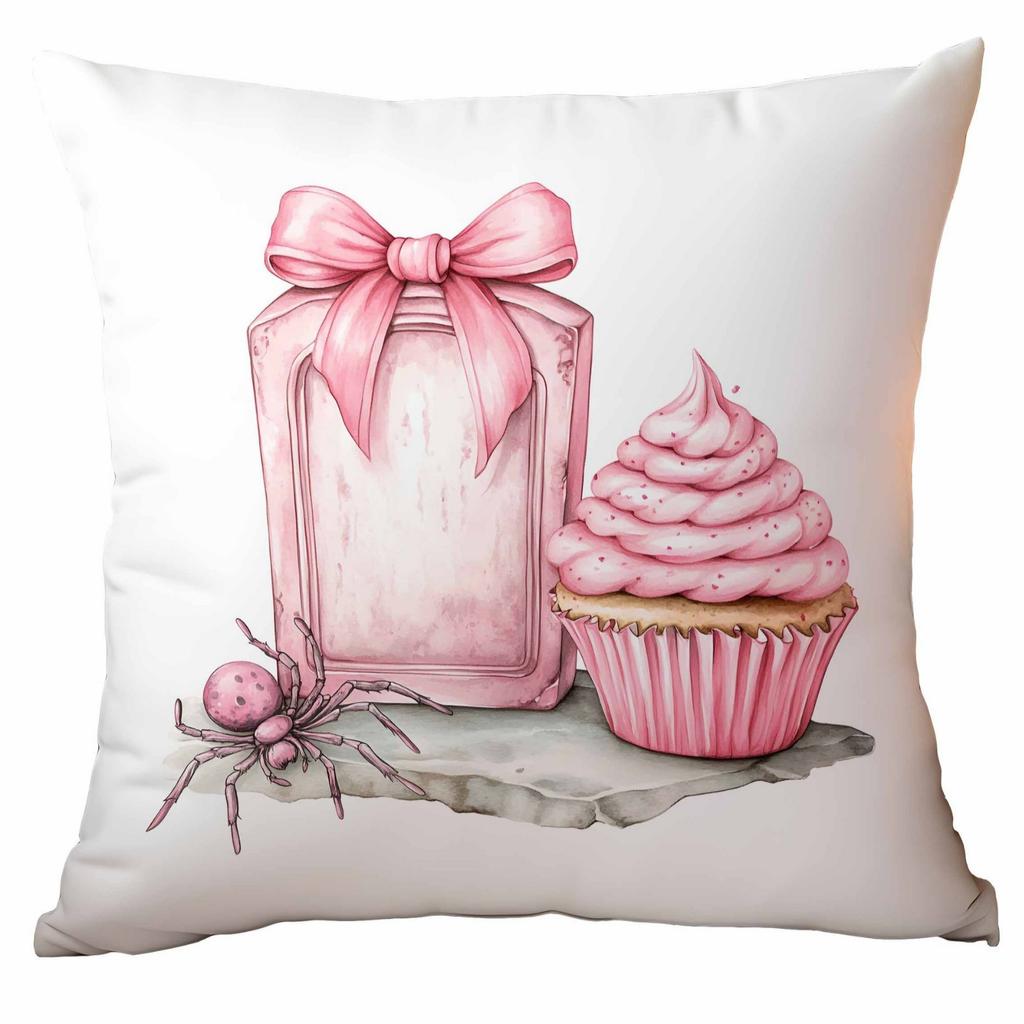 New Pink Halloween Pillowcase Festive Home Cushion Pillowcase Decoration