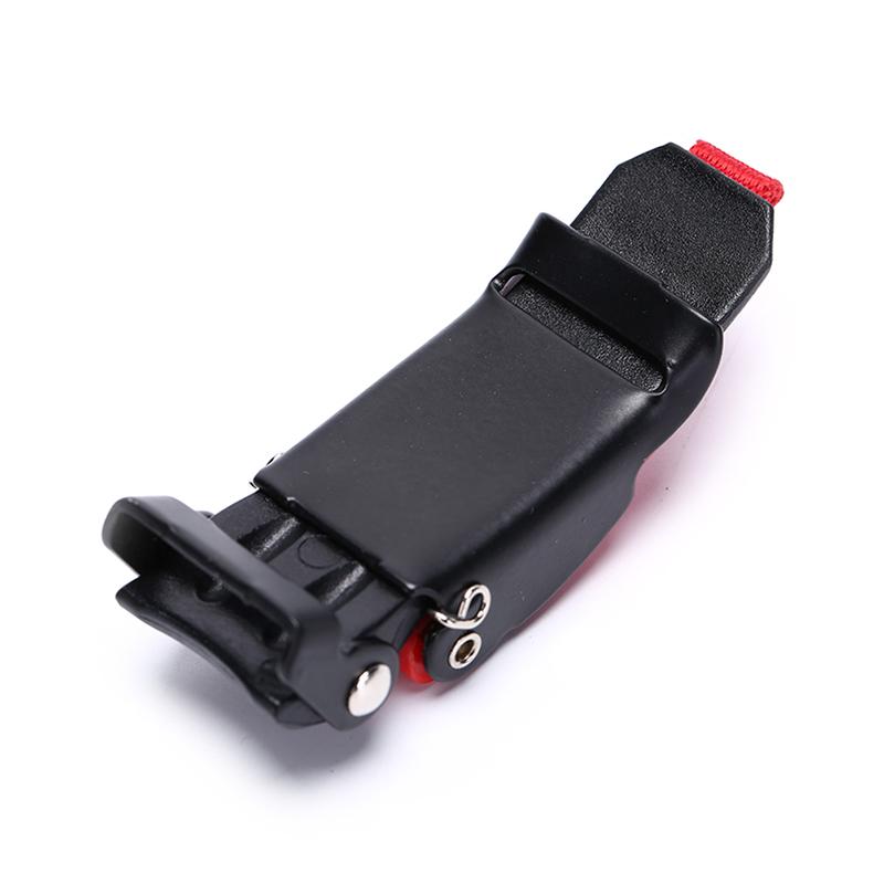 1 Piece Quick Release Helmet Strap Buckle Pull Buckles Black & Red