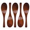Wooden Lacquered Set of Current Model J-kitchens Spoons, 5, 15.5x4cm,