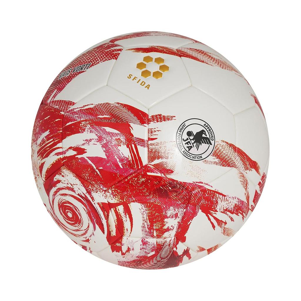 Certified Soccer SFIDA VAIS VORTI Jr Soccer 4 [JFA Ball] No. WHT/RED
