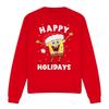 SpongeBob SquarePants Unisex Adult Happy Holidays Christmas Sweatshirt