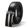 Men's Belt Korean Version of Alloy Automatic Buckle Leather Pants Belt Trendy Business Casual Young and Middle Aged Belt Men