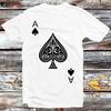 230 Gsm 100% Cotton Ace Of Spades Gambling Poker Super Lucky Card T Shirt Vintage Retro Cool Gift Mens Womens Unisex Cartoon Anime Top Tee B714