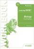 The Cambridge IGCSE??? Biology Workbook 3rd Edition Book