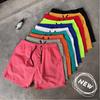 Summer Men's Casual Shorts Candy Colored Five Quarter Pants Men's Sports Loose Quick Drying Thin Beach Pants Shorts Men’s