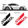 Race Sport Car Bumper Stickers Auto Accessories Both Sides Car Stickers Wrap Vinyl Film Auto Decal DIY Accessories 2pcs