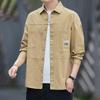 Spring and Autumn Men's Half-sleeved Shirt, Casual Loose Version, No-iron Spring and Autumn Men's Shirt