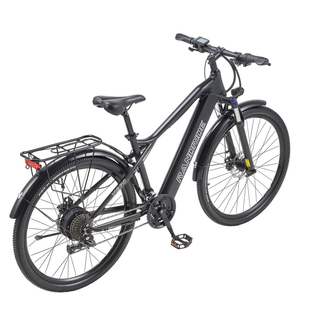 RANDRIDE YG70 Mountain Adult Electric Bicycle 1000W Motor 48V14Ah Battery Outooter Electric Bike 27.5 Inch Off-Road Tires Multi Terrain E- Bike