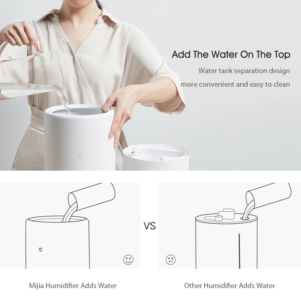 Xiaomi Mijia Humidifier 4L MJJSQ02LX Mute Air Purifier Aromatherapy Humidifier Diffuser Essential