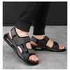 Fashion Summer Designer Hollow Leather Soft Soled Men's Sandals Fashion Retro Casual Outdoor Beach Men Sandalias Male Driving Shoes