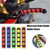 2Pcs Motorcycle Brake Handle Silicone Sleeve Anti-Slip Motorcycle Bicycle Protection Cover Protective Handlebar Moto Accessories