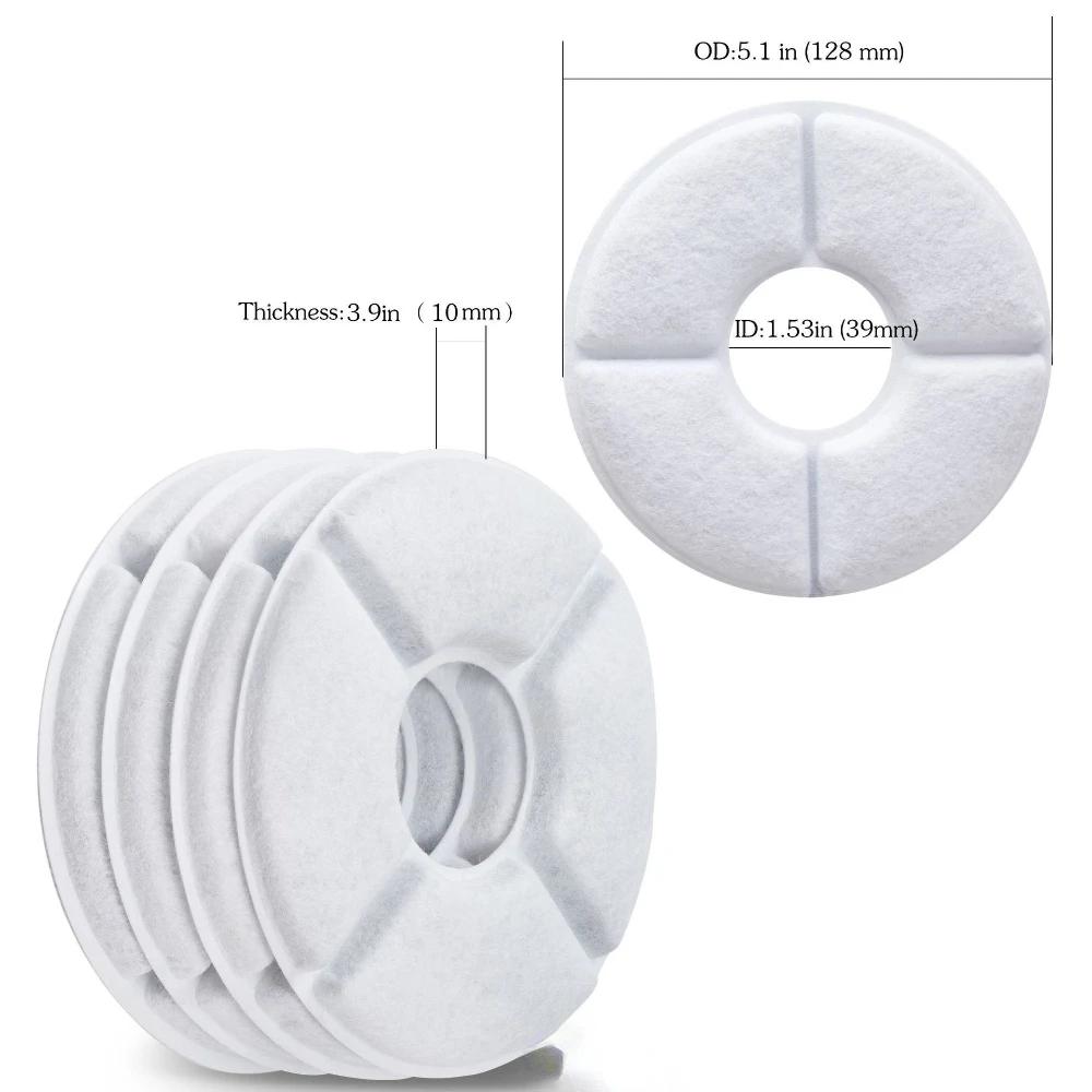 4/8/12 Pcs Replacement Filter For Pet Drinking Fountain Water Dispenser Activated Carbon Replaced Filters Dog Cat Accessories