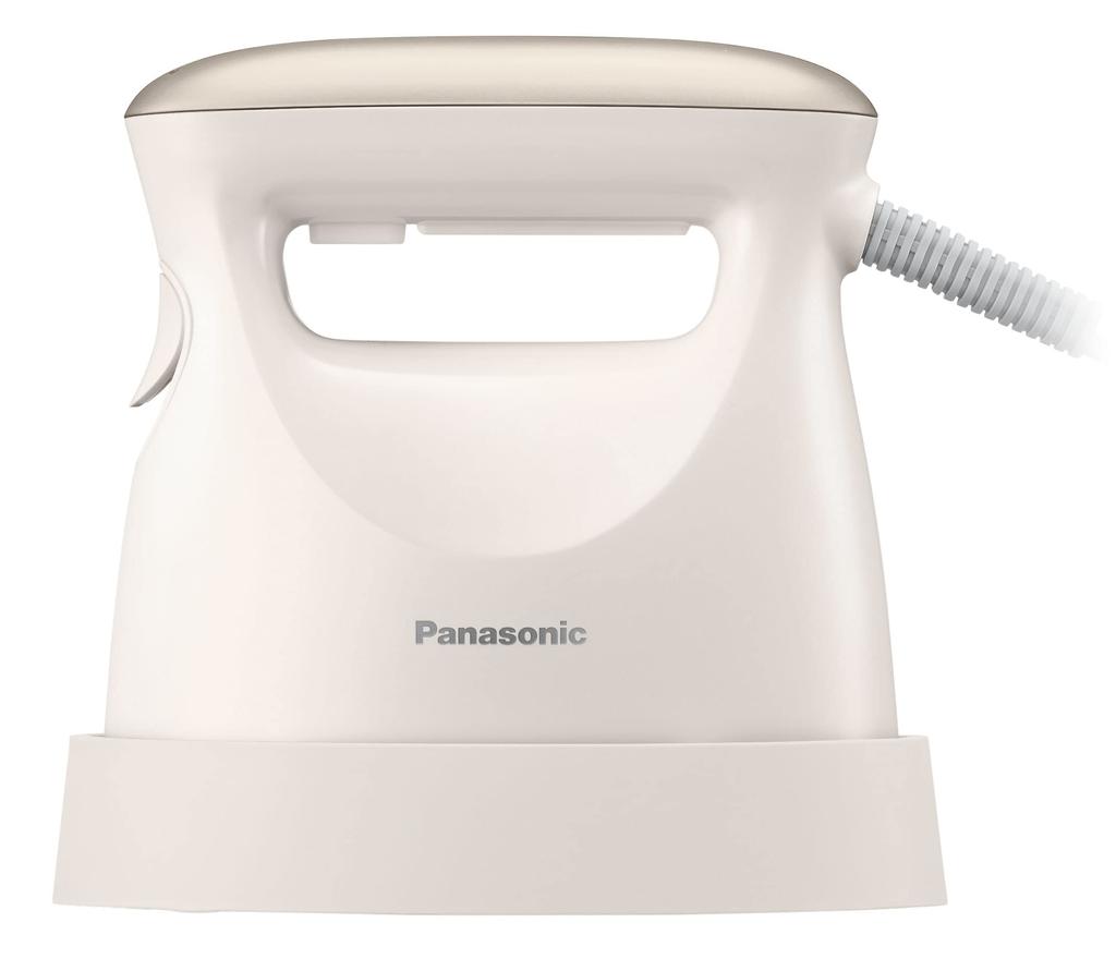 Panasonic Clothing Steamer Powerful Steam Compact Type Beige 360° NI-FS580-C