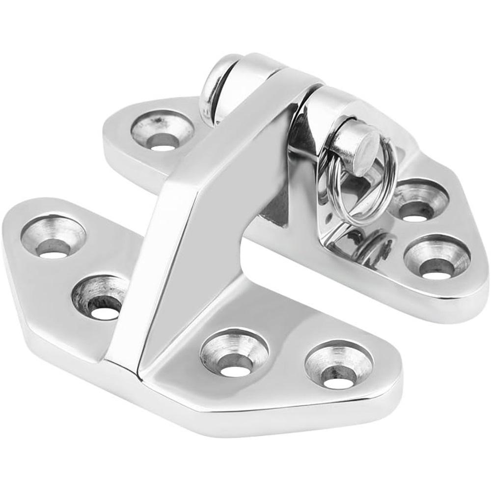 Boat Hatch Hinge 316 Stainless Steel Multifunctional Marine Hatch Hinge Removable Hinge For Architecture Boat Cabin Doors And Windows Cabinets 