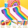 10Rolls DIY Decoration Rainbow Crepe Paper Vibrant Colors Crepe Paper Streamers  Ceremony Decoration
