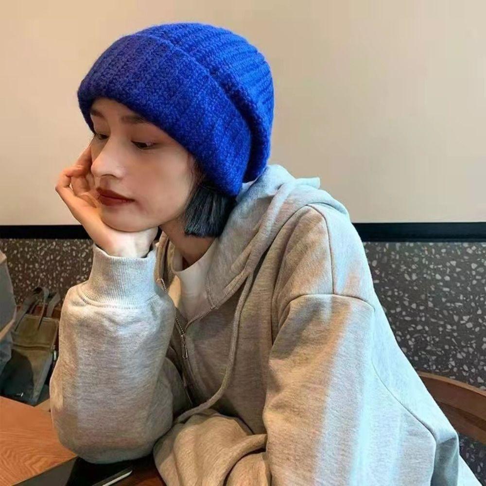 Woman/Men Knitted Beanies Multi Colors Female Beanie Caps High Quality Warmer Bonnet  Outdoor